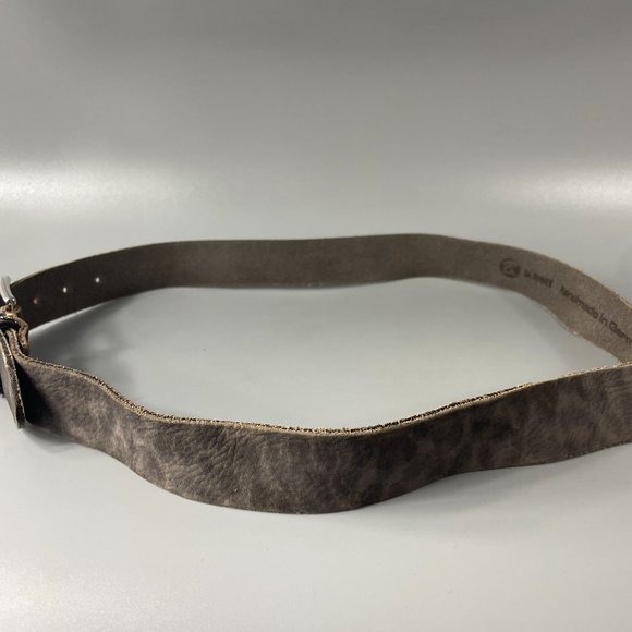 B. Belt Made In Germany Black/Green Spots Leather Belt, Size 95 main image 9